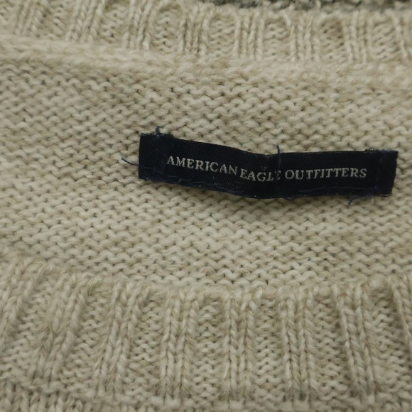 American Eagle sweater‎ womens XS Aztec Knit  Wool pullover Tribe cowgirl horse - Picture 4 of 8